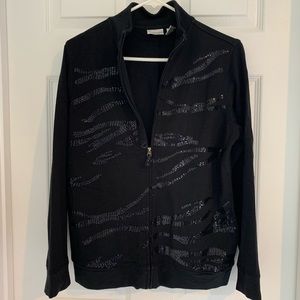 Sequin Zenergy By Chico Jacket Size 1